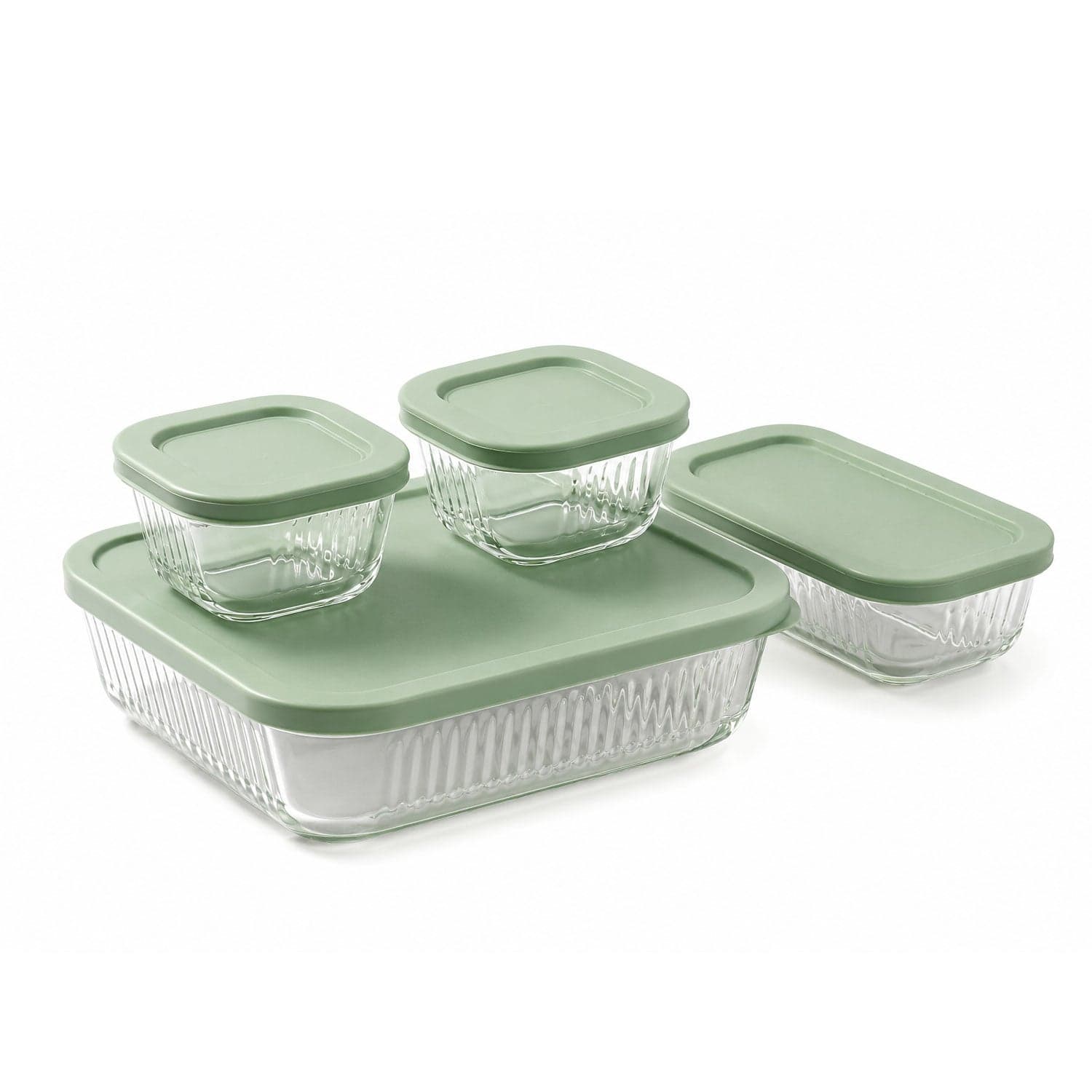 Set x 4 Refractarias Tapa Verde / Home Elements